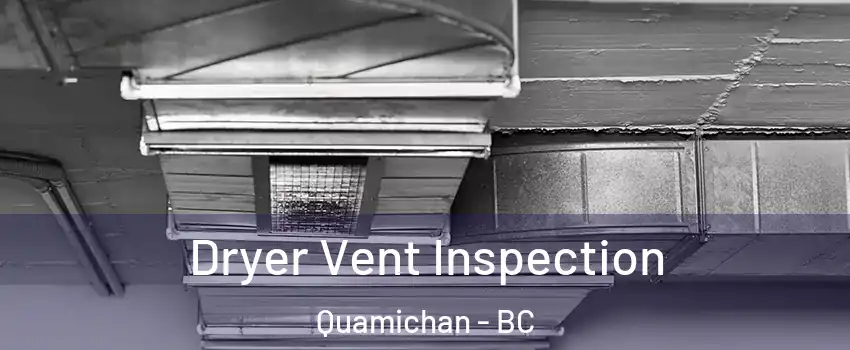  Dryer Vent Inspection Quamichan - BC