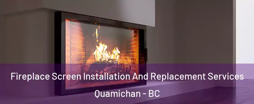  Fireplace Screen Installation And Replacement Services Quamichan - BC