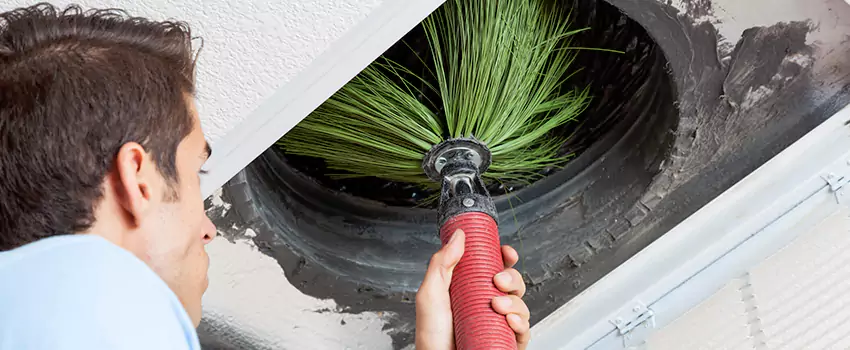 Clogged Air Duct Cleaning Process in North Cowichan, BC