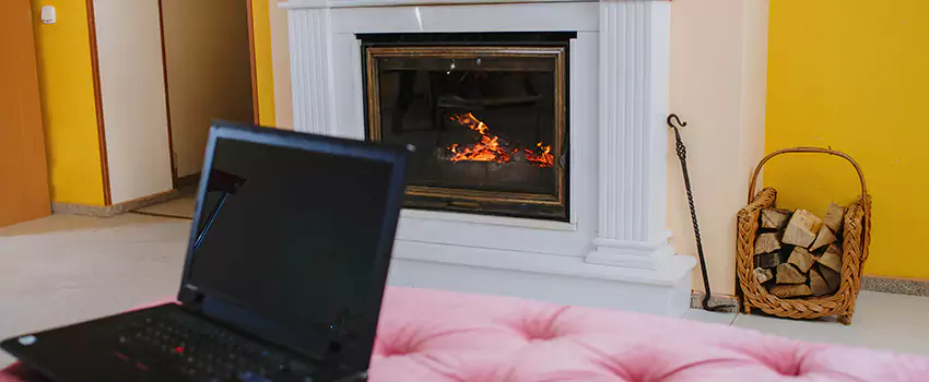 Valor Outdoor Gas Fireplace in North Cowichan, British Columbia