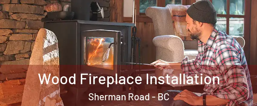  Wood Fireplace Installation Sherman Road - BC